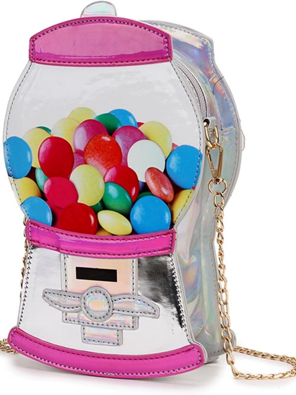 Unique Fun Shape Crossbody Purse for Women & Teens | Adjustable Chain Strap
